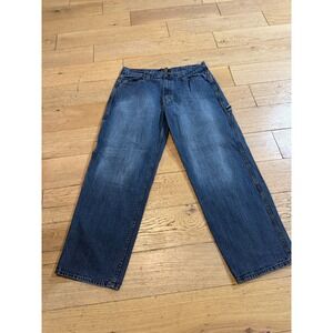 U.S. POLO ASSN.‎ Jeans Men's Blue Denim Carpenter Utility Pants W38 L32